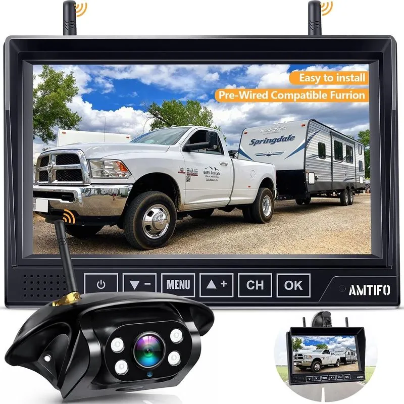 AMTIFO wireless RV backup camera