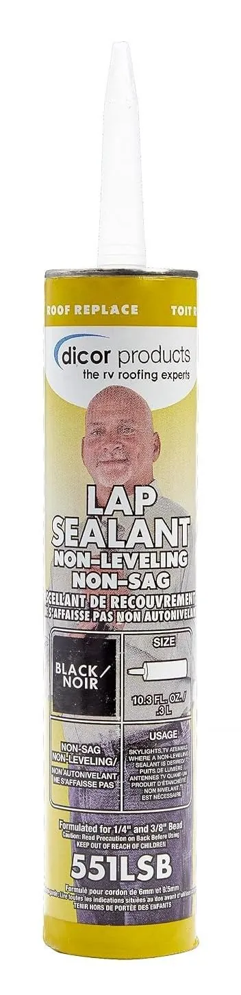 Dicor non-sag lap sealant (black)